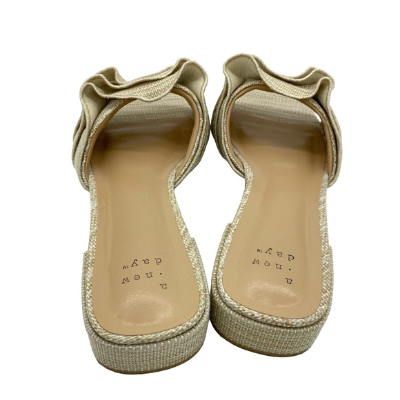 A New Day Lyta Raffia Ruffle Sandals - Picture 8 of 10